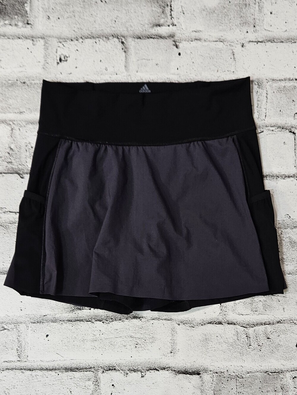 Adidas Black Athletic Skort Shorts Climacool Running Tennis Size S
